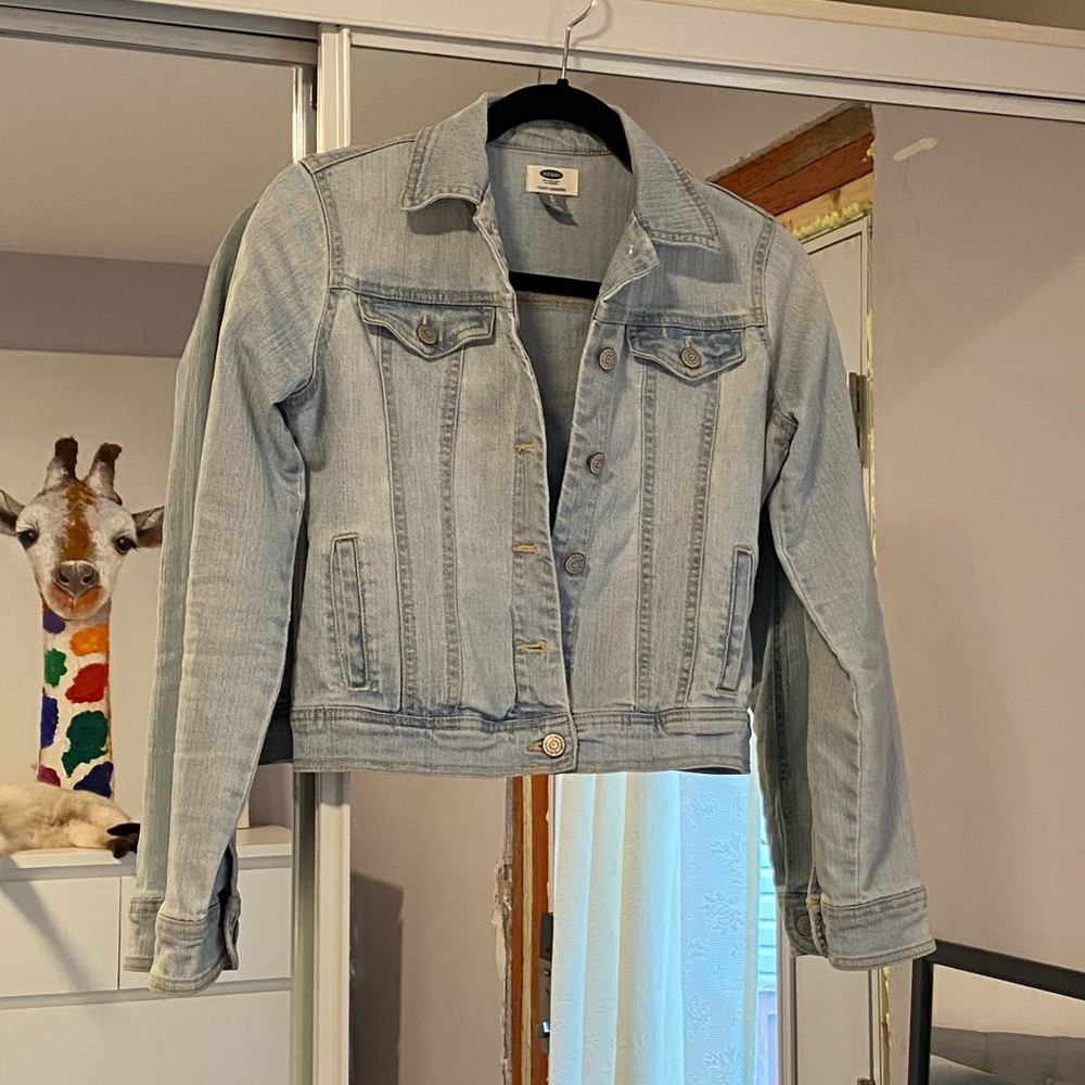 Denim jacket.